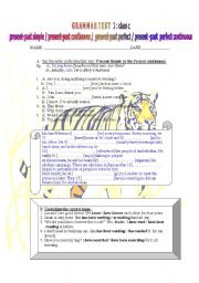 English Worksheet: GRAMMAR