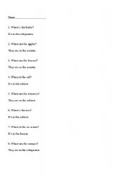 English worksheet: Cloze exercise