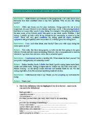 English Worksheet: Likes and Dislikes