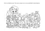 English Worksheet: Santas sack - find the odd one out