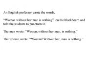 English worksheet: An English Professor