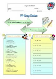 Writing dates