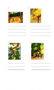 English worksheet: Jack and the Beanstalk part 2