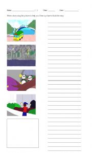 English Worksheet: Creative writing- The Great Panda Escape