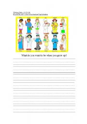 English Worksheet: community helpers