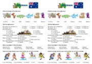 English Worksheet: Introduction of Australia