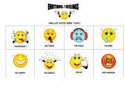 English Worksheet: Emotions/feelings