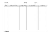 English worksheet: Template