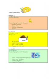 English Worksheet: Role play- Shopping