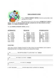 English worksheet: Simple Present