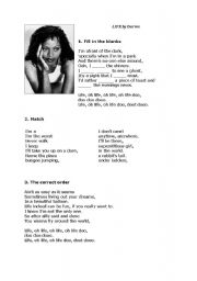 English Worksheet: Song - Life by Desree