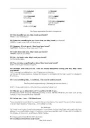 English worksheet: Theater Presentation - PERFORMANCE