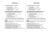 English Worksheet: So/ Neither - Agreement