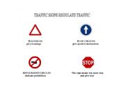 English Worksheet: Basic Traffic Signs
