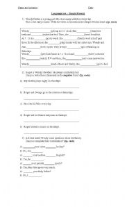 English worksheet: SIMPLE PRESENT TEST