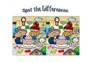 English Worksheet: Spot the differences