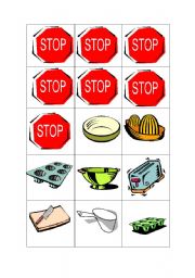 English worksheet: stop game quantifiers part 3