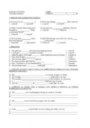 English worksheet: personal pronouns