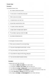 English Worksheet: Passive Voice