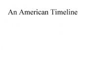 English worksheet: an american timeline