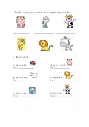 English Worksheet: test for 1