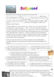 English worksheet: Bombay Listening Comprehension