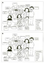 English Worksheet: Anns family