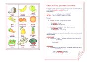 English Worksheet: COUNTABLES