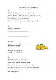 English worksheet: SINGING TIME
