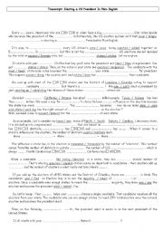 English Worksheet: electing a US President
