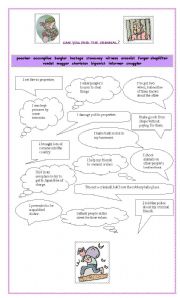 English Worksheet: Crimes and criminals