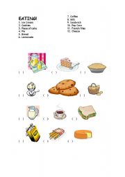 English worksheet: Learn about food!
