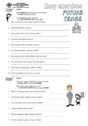 English Worksheet: Future Tense,