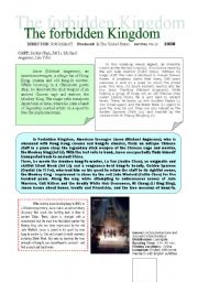 The forbidden kingdom : TRAILER  ANALYSIS ( 3 pages )