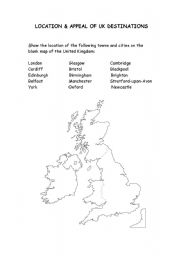 Location and Appeal of UK Destinations