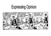 English Worksheet: Expressing a personal point of view