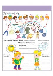 English Worksheet: Clothes II