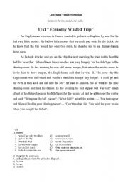 English Worksheet: Text 