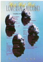 English Worksheet: LOVE IS ALL AROUND