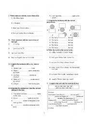 ESO 1 exam revision