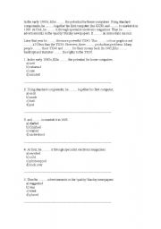 English worksheet: READING