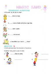 English Worksheet: possessives 1