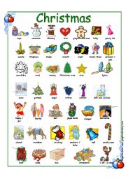 English Worksheet: Christmas