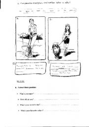 English worksheet: exam pag-2