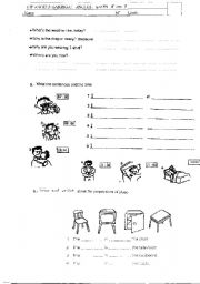 English worksheet: Exam pag-3