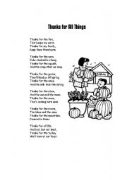 THANKSGIVING POEM