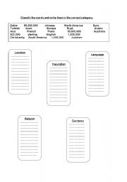 English worksheet: Vocabulary