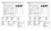 English Worksheet: postcard