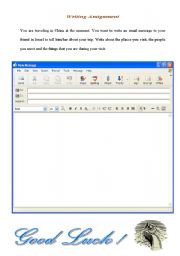 English Worksheet: Writing Assignment