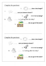 English Worksheet: WH-QUESTIONS